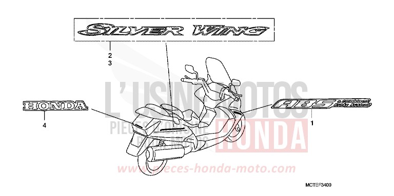MARK for Silver Wing PEARL CYBER BLACK (NHA42) from 2006